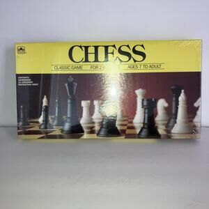 VINTAGE 1989 Golden Whitman Western Publishing Chess Classic Game New Sealed